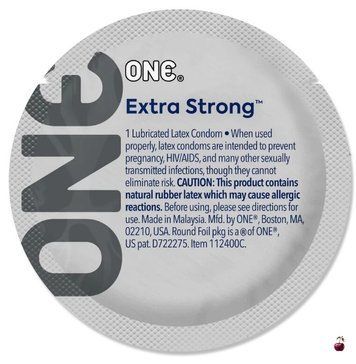 Презервативи ONE Extra Strong, латекс, розширена форма SX0775 фото