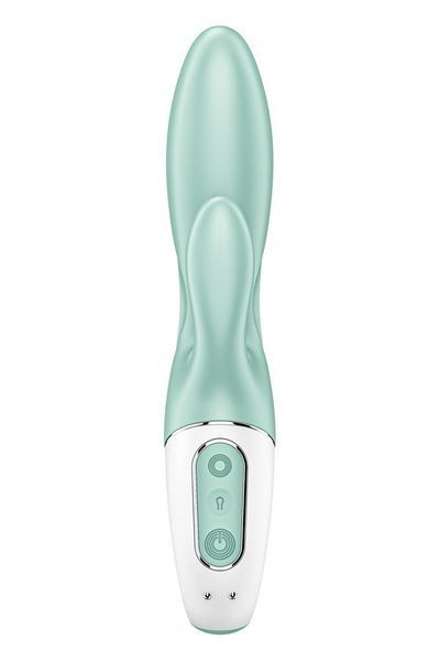 Смарт вібратор-кролик Satisfyer Air Pump Bunny 5+, м'ята SO6718-R фото
