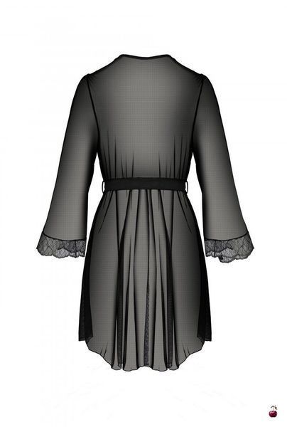 Пеньюар Passion Amberly Peignoir, Black SX0462 фото
