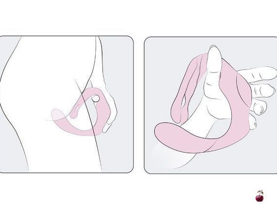 Вібратор Adrien Lastic O Venus з бархатистого силікону для подвійного задоволення AD10960 фото