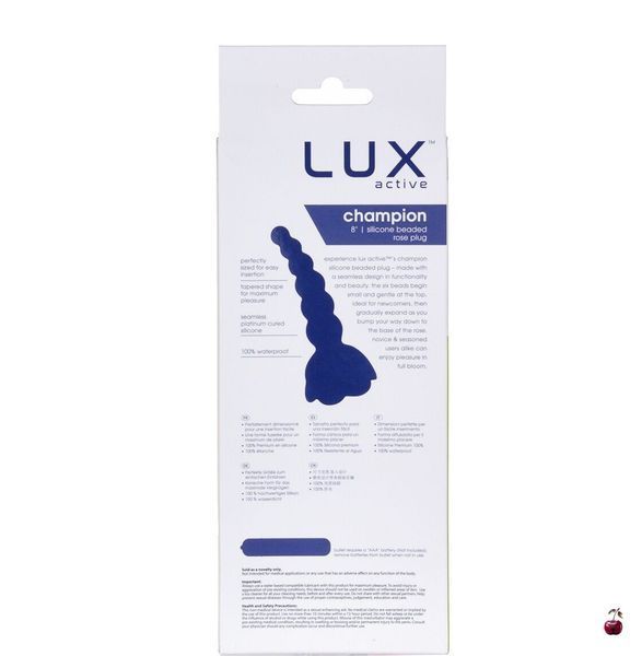 Анальні іграшки Lux Active Champion Rose SX3925 фото