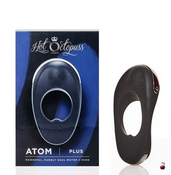 Ерекційне віброкільце Hot Octopuss ATOM PLUS з двома моторами для стимуляції SO8725 фото
