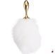 Анальна пробка LOCKINK SEVANDA White Bunny-Tail Anal Rose-shape Plug з натуральним хутром SX0867 фото 6