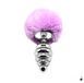 Анальна пробка з хвостом Alive Fluffy Twist Plug L SO6310 фото 1