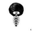 Анальна пробка з хвостом Alive Fluffy Twist Plug L