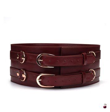 Аксесуар BDSM Liebe Seele Waist Cuff, винний SO9461 фото