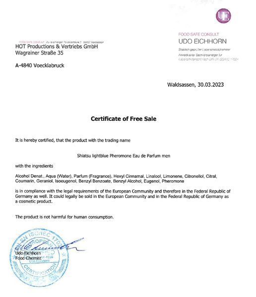 Інтимна косметика SHIATSU Pheromon аромат для чоловіків, 50 мл HOT67132 фото