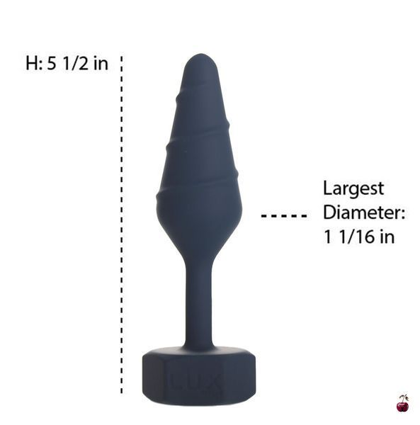 Анальні іграшки Lux Active Twist Plug Small Blue, синя SX3926 фото
