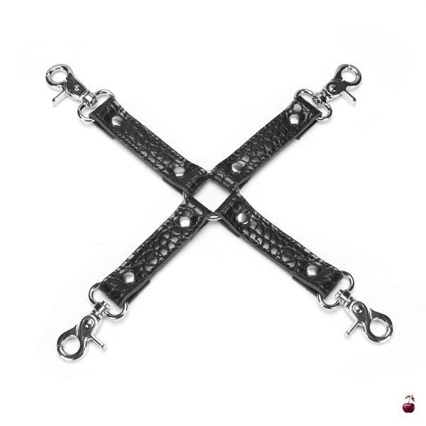 Набір аксесуарів BDSM Liebe Seele Temptation Bondage 8pcs Kit, екошкіра SO9510 фото