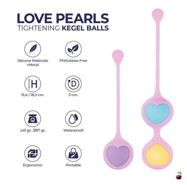 Вагінальні кульки Wooomy Love Pearls SX3127 фото