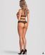 Боді Obsessive Euridia crotchless teddy, чорне SX3574 фото 3