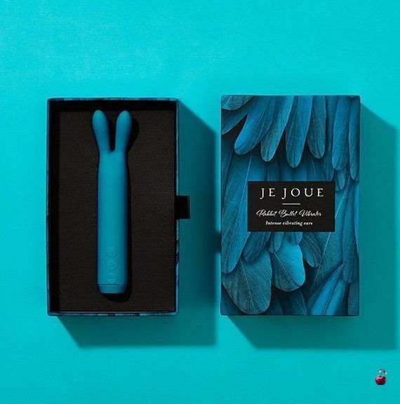 Вібратор Je Joue Rabbit Bullet Teal, подвійна стимуляція SO3032 фото