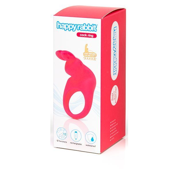 Ерекційне кільце Happy Rabbit Rechargeable Cock Ring Pink FS84680 фото