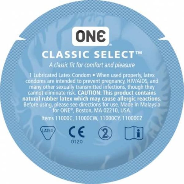 Презервативи One Classic Select з натурального латексу ON222102 фото