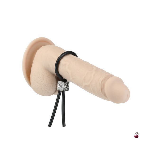 Ерекційне кільце-ласо LUX Active Tether Adjustable Silicone Cock Tie, силіконове SO6844 фото
