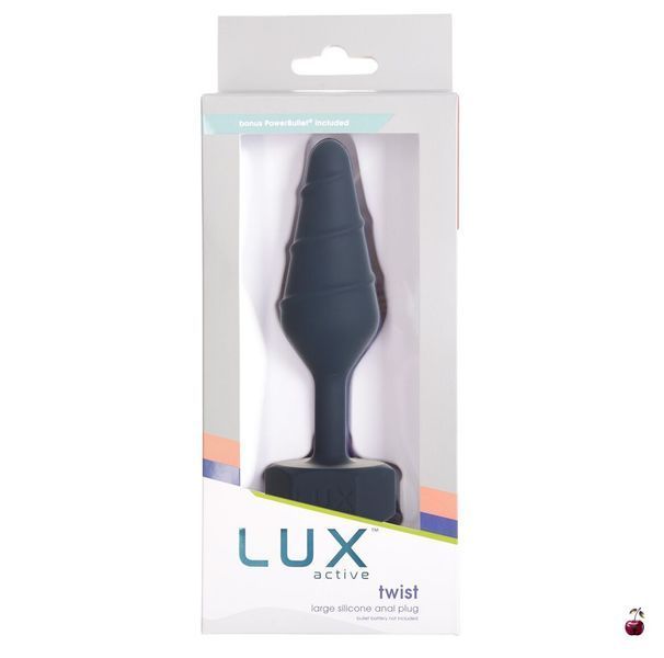 Анальні іграшки Lux Active Twist Plug Large Blue SX3927 фото