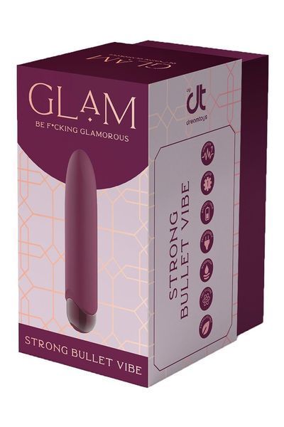 Вібратор куля Dream Toys Glam, силікон, магнітна зарядка DTR22106 фото