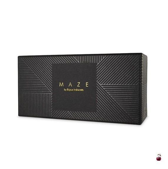 MAZE Bijoux Indiscrets чорні, браслет на зап'ястя та палець, OS В0240 фото