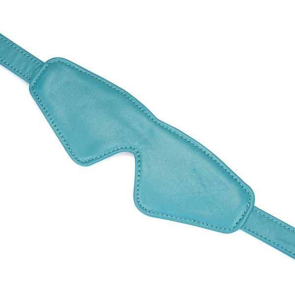 Маска Liebe Seele Blue Lamb Leather Blindfold with Velvet Lining SX4841 фото