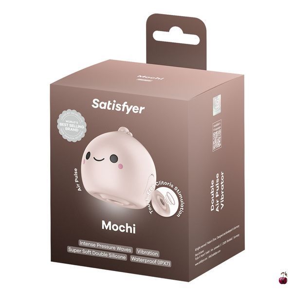 Вакуумний стимулятор клітора Satisfyer Mochi Beige SX3542 фото