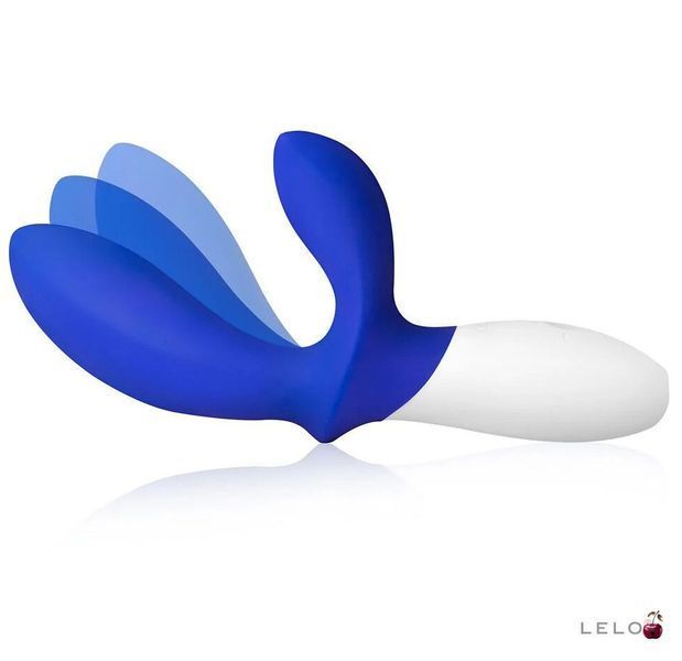 Масажер простати LELO Loki Wave Federal Blue, 2 мотори, стимуляція промежини SX0707 фото