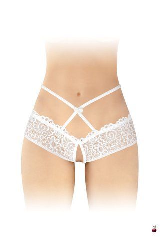 Еротичні трусики Fashion Secret Celia White з відкритим доступом SX2613 фото