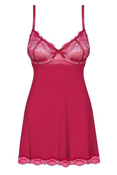 Пеньюар Obsessive Rosalyne babydoll, L/XL 410672 фото