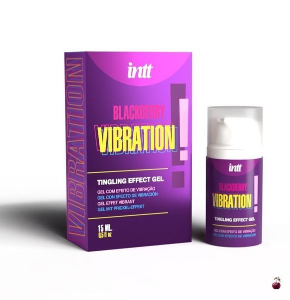 Рідкий вібратор Intt Vibration Blackberry (15 мл) зі смаком ожини SX2661 фото