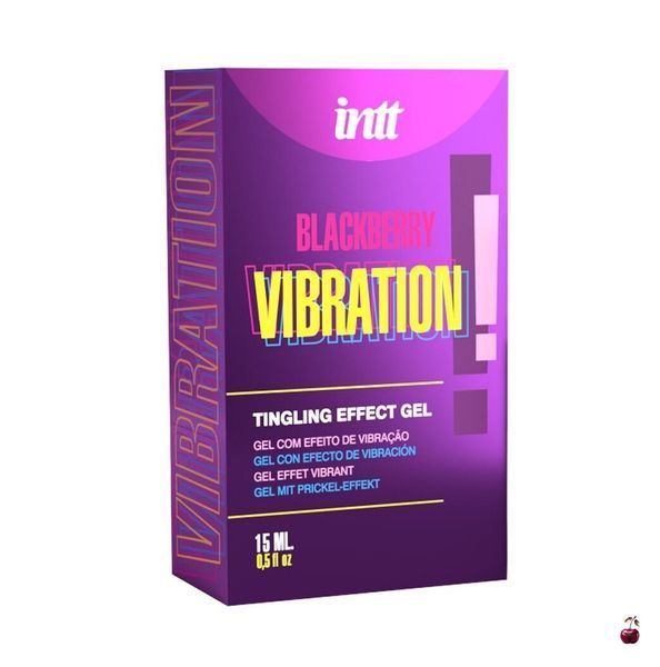 Рідкий вібратор Intt Vibration Blackberry (15 мл) зі смаком ожини SX2661 фото