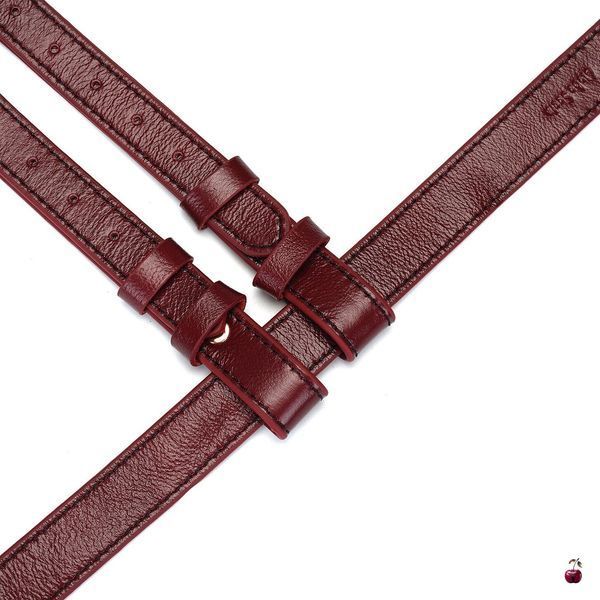 Трусики для страпона Liebe Seele Wine Red Harness, винний SO9464 фото