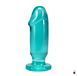 Анальні іграшки Doc Johnson Crystal Jellies - Anal Starter Kit, колір Teal SX4427 фото 5