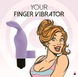 Насадка на палець FeelzToys Magic Finger Vibrator, пурпурова SO4435 фото 2