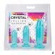 Анальні іграшки Doc Johnson Crystal Jellies - Anal Starter Kit, колір Teal SX4427 фото 7