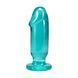 Анальні іграшки Doc Johnson Crystal Jellies - Anal Starter Kit, колір Teal SX4427 фото 6
