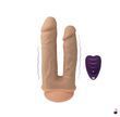 Подвійний фалоімітатор SILEXD Double Gusto Vibro Flesh, силікон