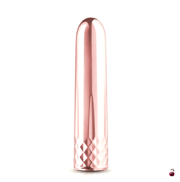 Міні-вібратор Rosy Gold Nouveau Mini Vibrator з інкрустацією SO4598 фото