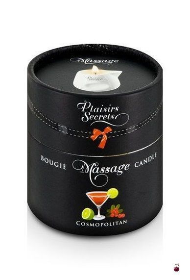 Масажна олія Plaisirs Secrets Cosmopolitan 80 мл у керамічній баночці SO1854 фото