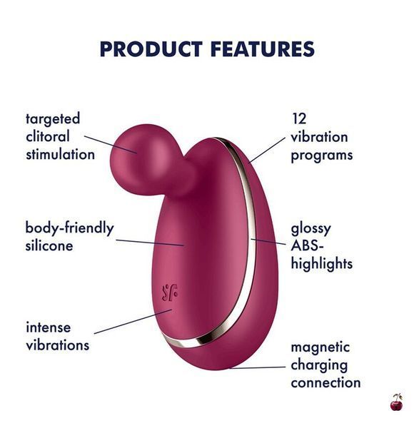 Кліторальний вібратор Satisfyer Spot On 1, Berry SO8413 фото