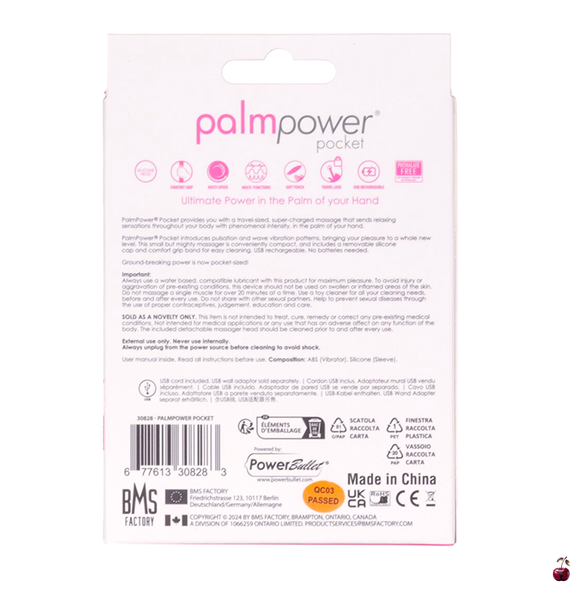 Вібромасажер-мікрофон PalmPower Pocket, рожевий SO2735 фото