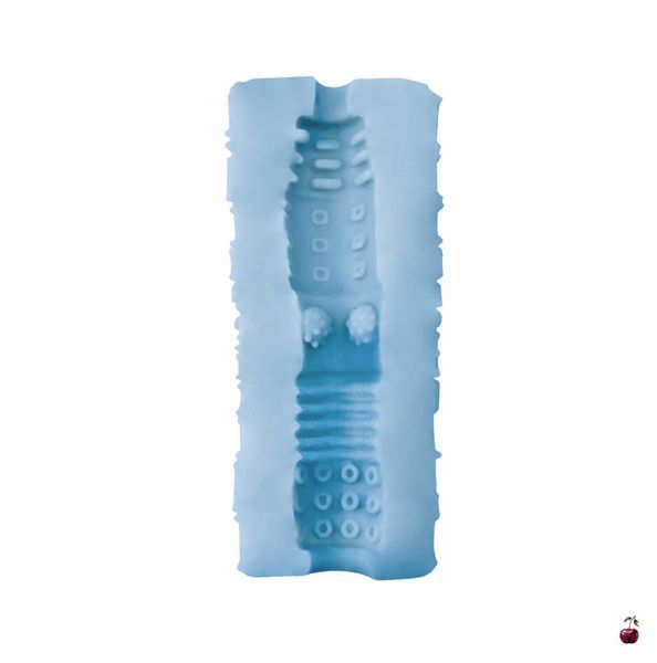 Мастурбатори Wooomy Jigggy Abstract Masturbator, наскрізний, двосторонній, TPE SX1703 фото