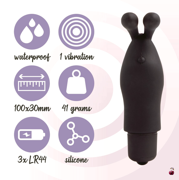 Насадка на палець FeelzToys Magic Finger Vibrator, чорний SO4436 фото