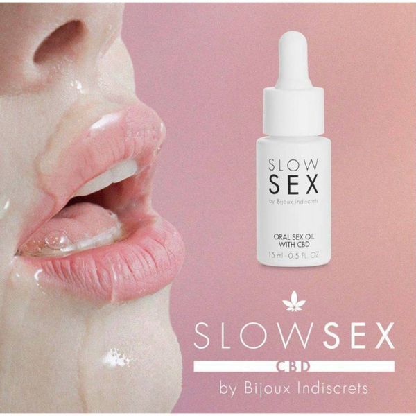 Олія для орального сексу CBD Slow Sex Bijoux Indiscrets 15 мл BJ0380 фото