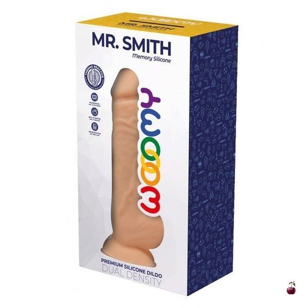 Фалоімітатор Wooomy Mr.Smith, силіконовий, термореактивний, реалістичний SO7400 фото