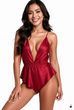 Еротичне боді Passion SENSIE BODY, бордове