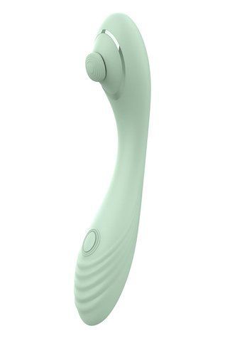 Вібратори гнучкий подвійний Glam Ultimate Tapping Vibe силікон DT22235 фото