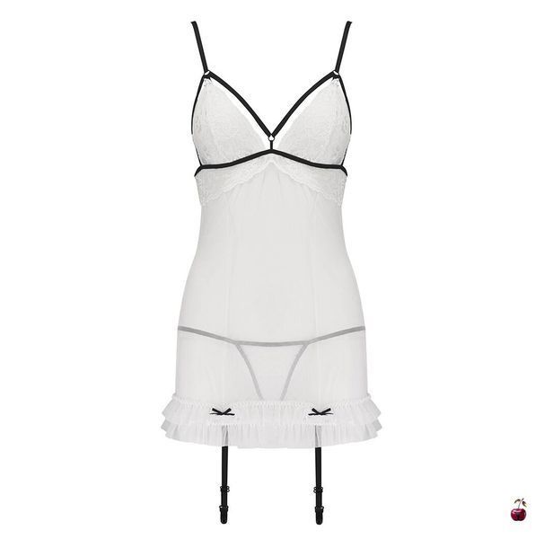 Пеньюар Passion ORIHIME CHEMISE, White EL16405 фото