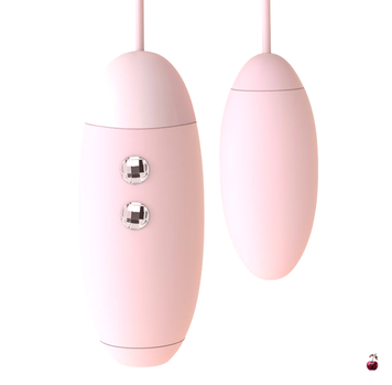 KISSTOY Miss VV Pink вакуумний стимулятор з віброяйцем SO3761 фото