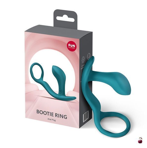 Анальні іграшки Fun Factory BOOTIE RING Bottle Green, силікон SX3690 фото