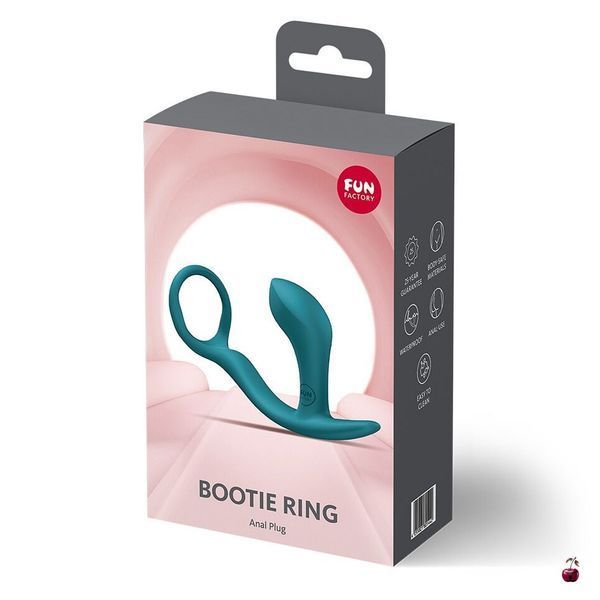 Анальні іграшки Fun Factory BOOTIE RING Bottle Green, силікон SX3690 фото
