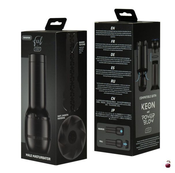 Kiiroo FeelSensation Stroker PBC, чорний, стимулюючий SO9362 фото